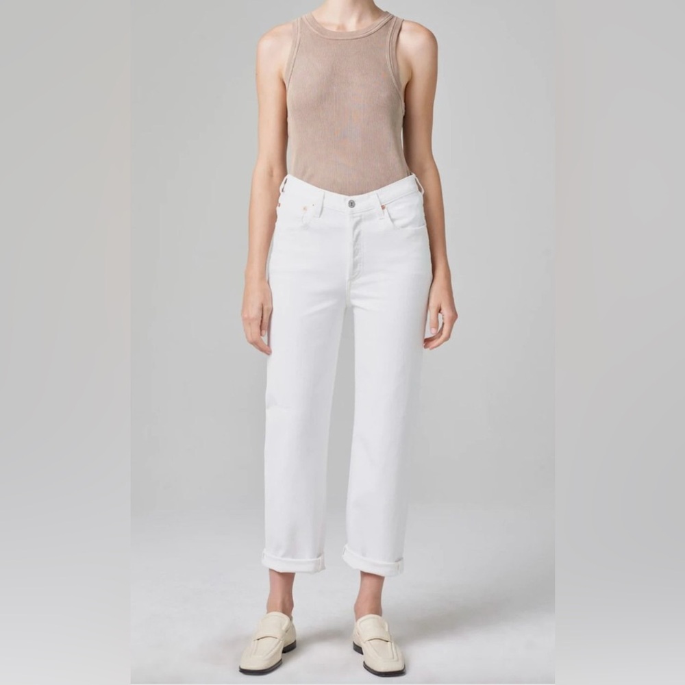 Citizens Of Humanity Dylan Rolled Crop Jeans in Hereafter BNWT